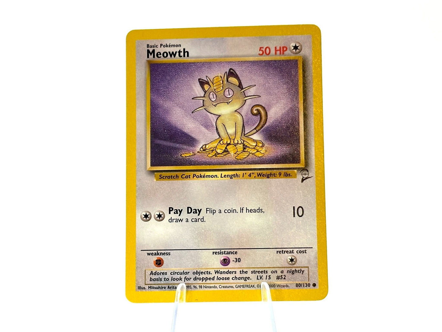 Meowth - Base Set 2 [80/130] - 2000 WOTC - Arita