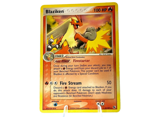 Blaziken - EX Ruby & Sapphire [3/109] - 2003 MidEra - e-Reader - Saitou