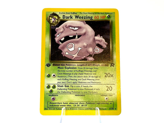 1st Edition - Dark Weezing - Team Rocket [31/82] - 2000 WOTC - Set - Yoshida