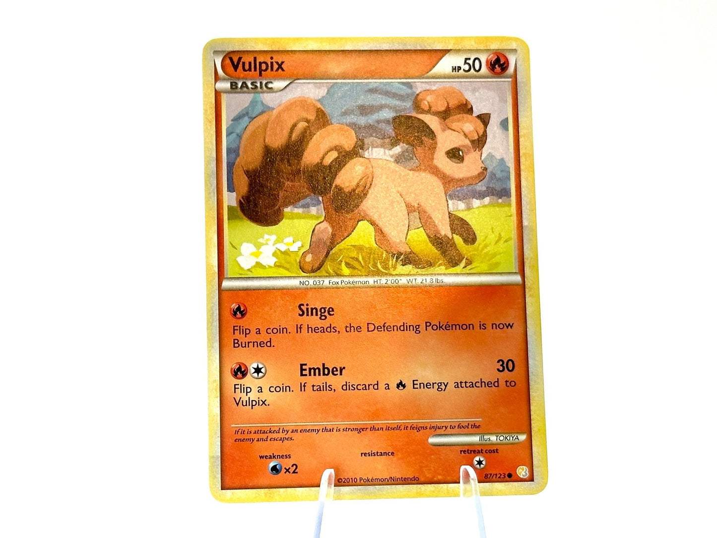 Vulpix - HeartGold & SoulSilver [87/123] - 2010 MidEra - Set - TOKIYA