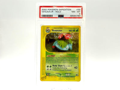 Graded - Venusaur - HOLO Expedition Base Set [30/165] - PSA 8