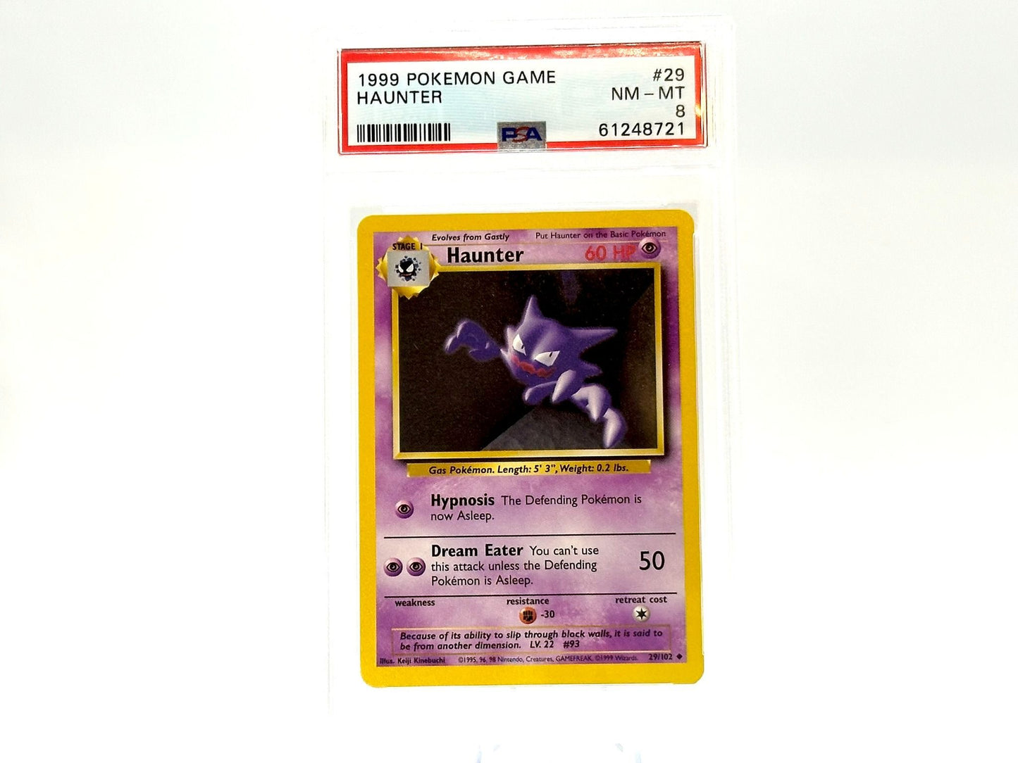 Graded - Haunter - Base Set [29/102] - PSA 8