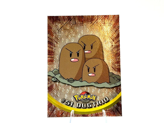 Dugtrio - DIAMOND GLASS HOLO [51] - Topps - 1999 - Vintage