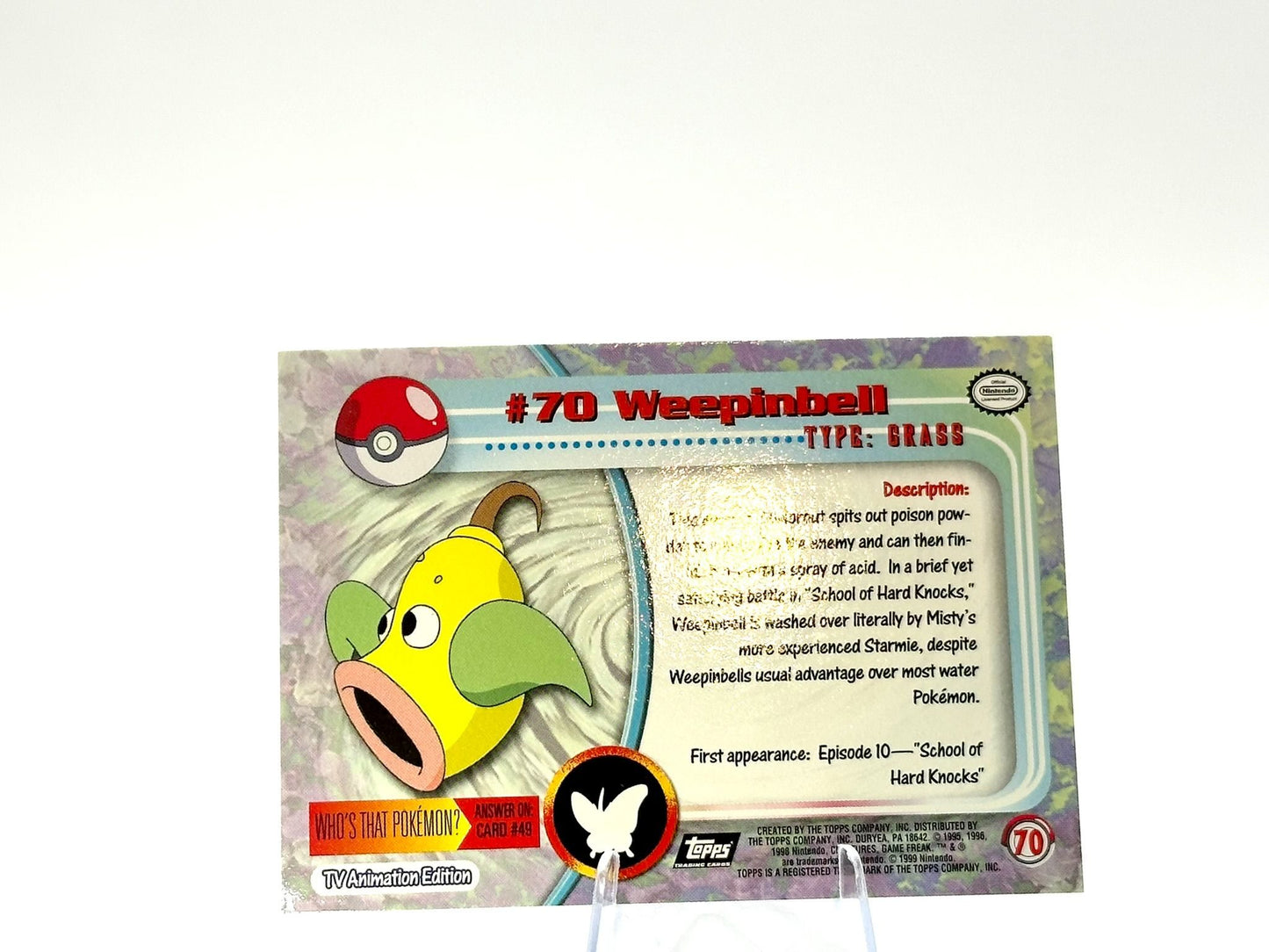 Weepinbell - CHROME HOLO [70] - Topps - 1999 - Vintage
