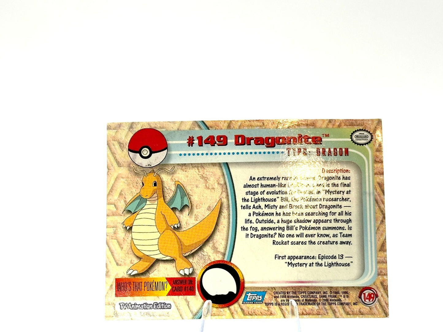Dragonite - [149] - Topps - 1999 - Vintage