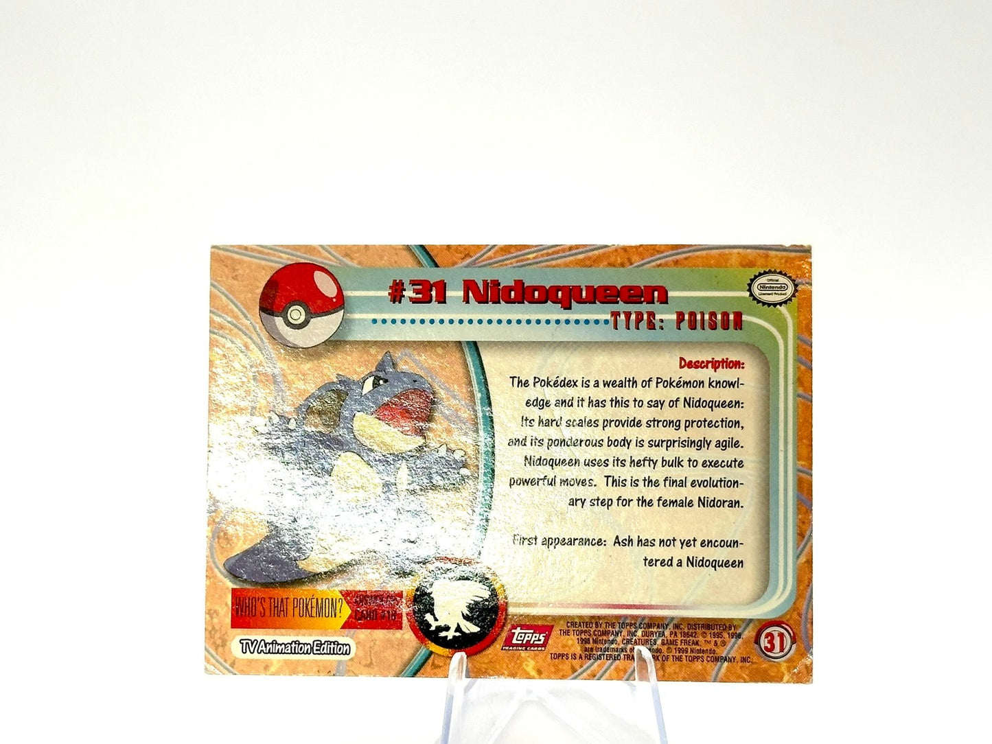 Nidoqueen - [31] - Topps - 1999 - Vintage