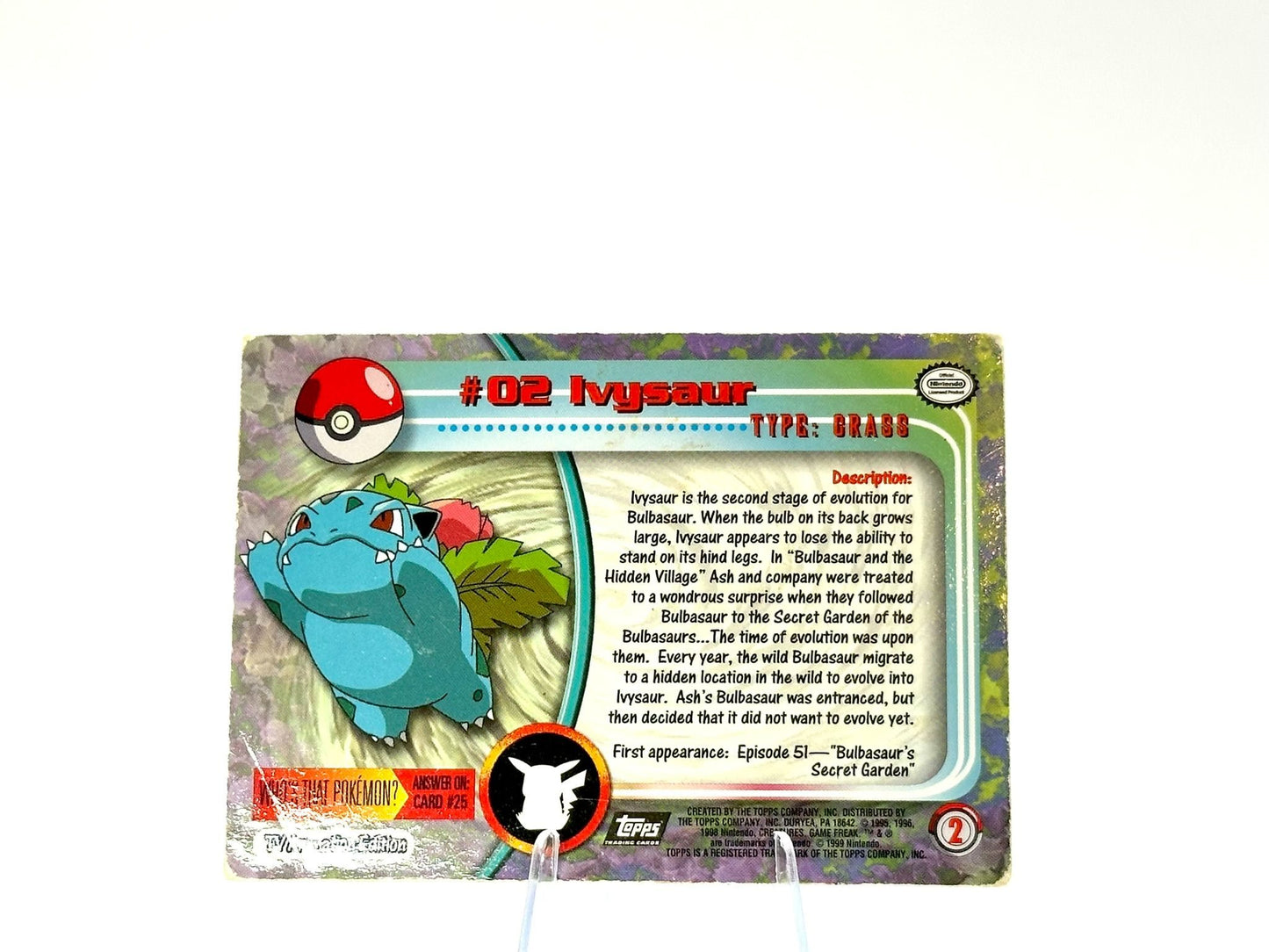 Ivysaur - [2] - Topps - 1999 - Vintage