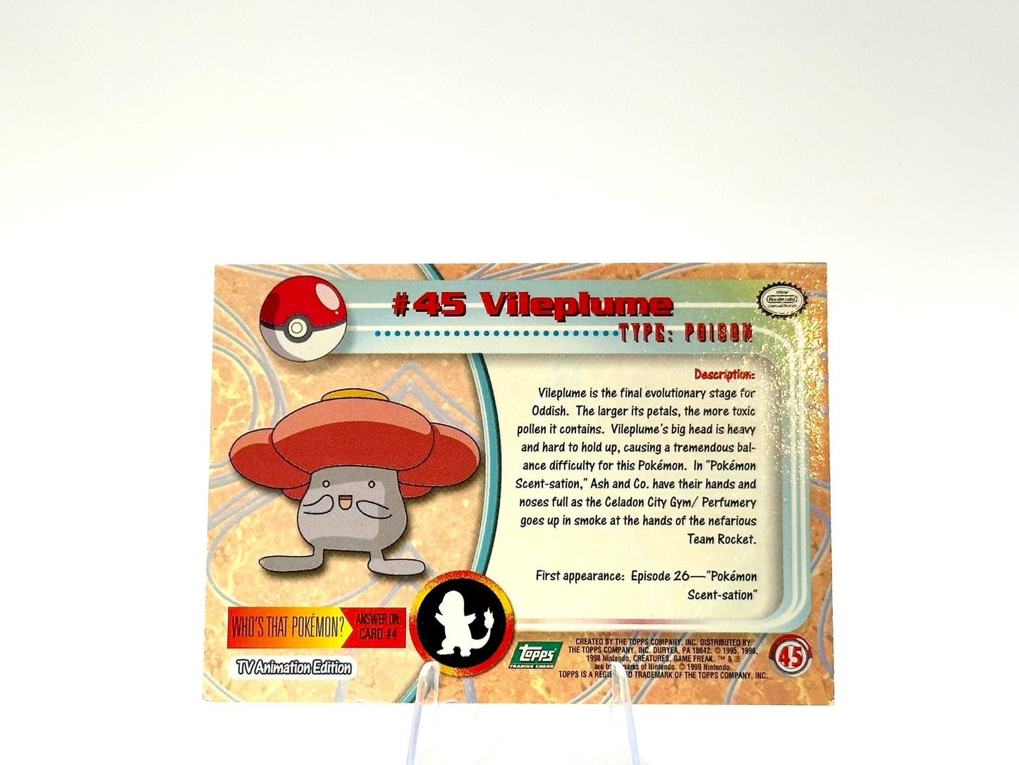 Vileplume - [45] - Topps - 1999 - Vintage