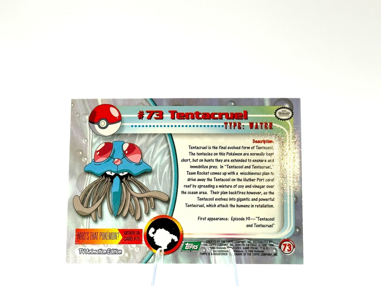 Tentacruel - [73] - Topps - 1999 - Vintage