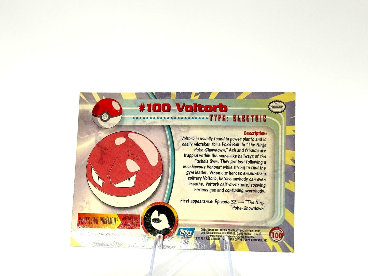 Voltorb - [100] - Topps - 1999 - Vintage