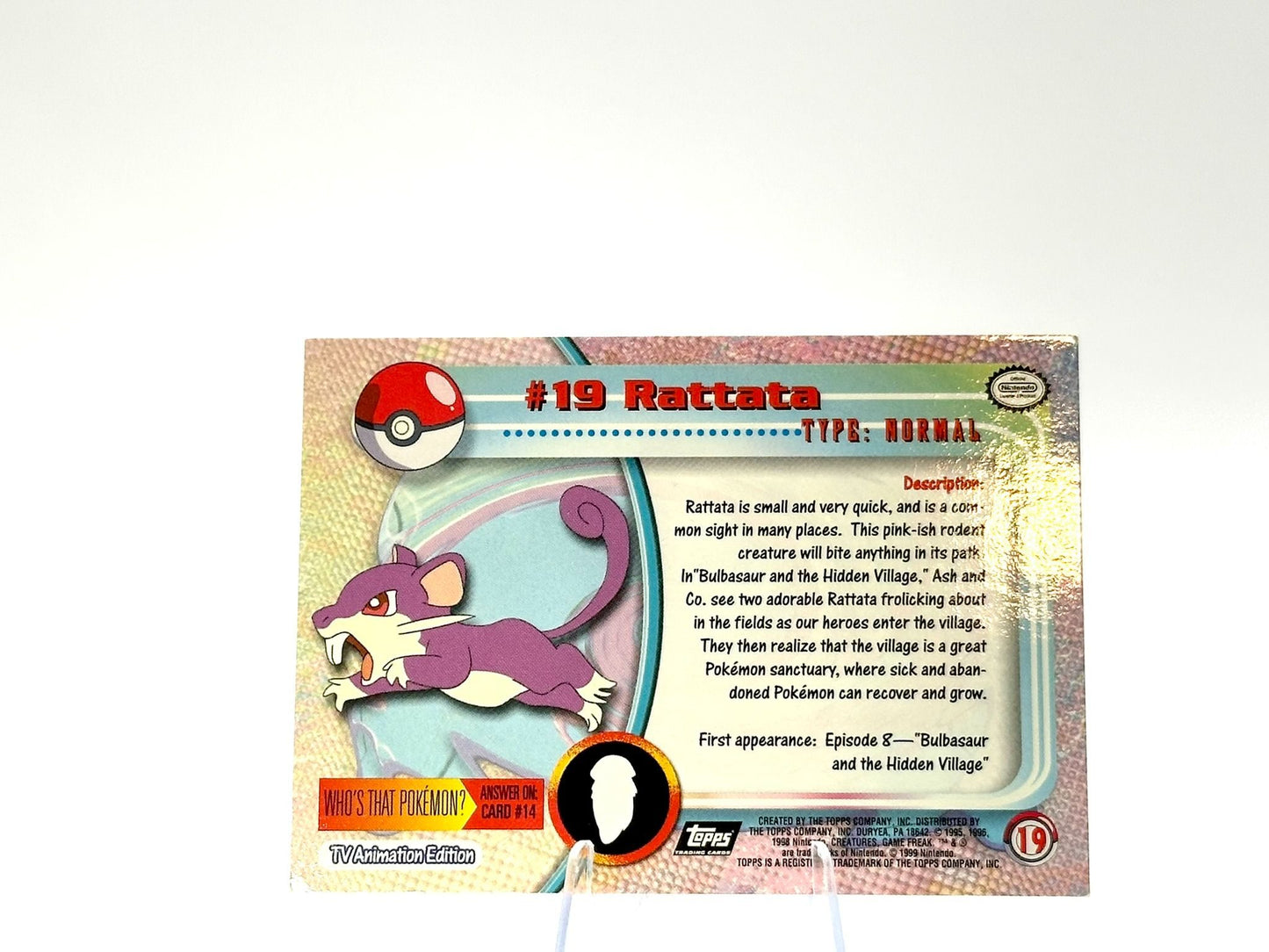 Raticate - [19] - Topps - 1999 - Vintage