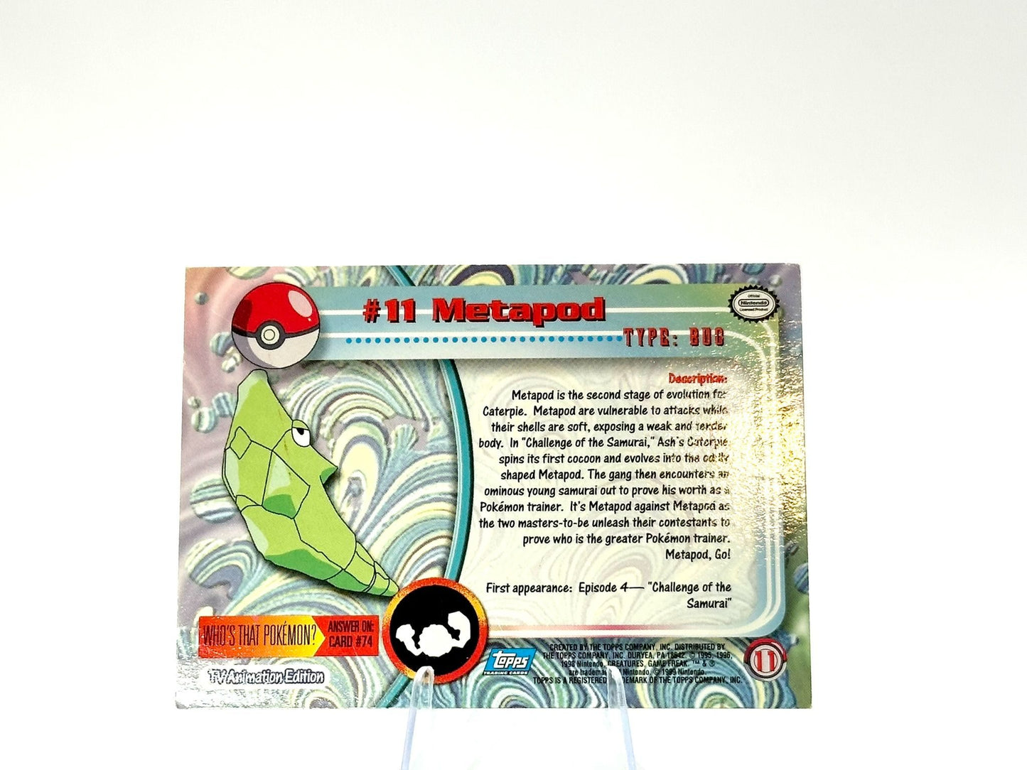 Metapod - [11] - Topps - 1999 - Vintage