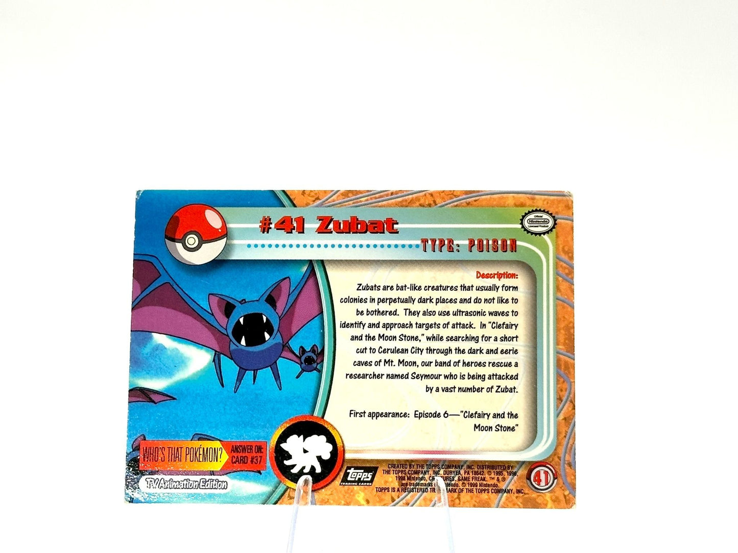 Zubat - [41] - Topps - 1999 - Vintage