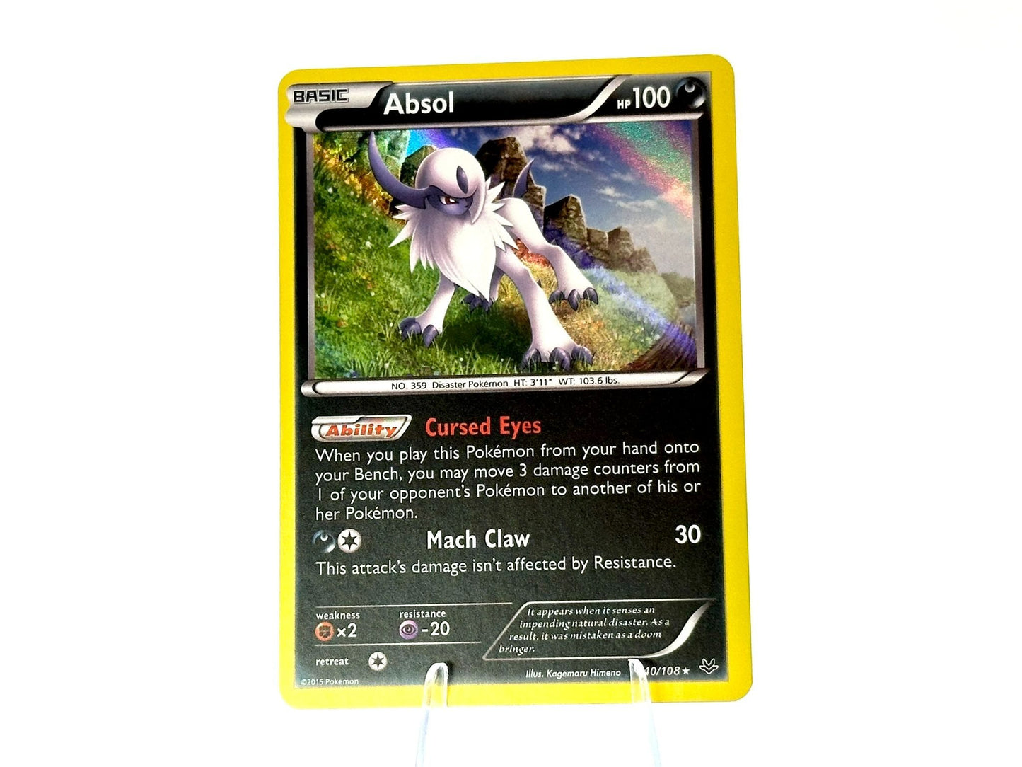 Absol - HOLO Roaring Skies [40/108] - 2015 Modern - Himeno
