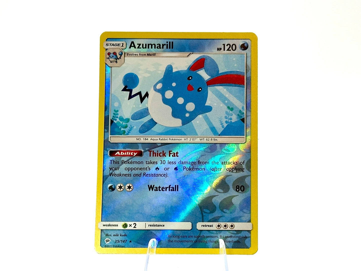 Azumarill - Burning Shadows [35/147] - 2017 Modern - Kudo