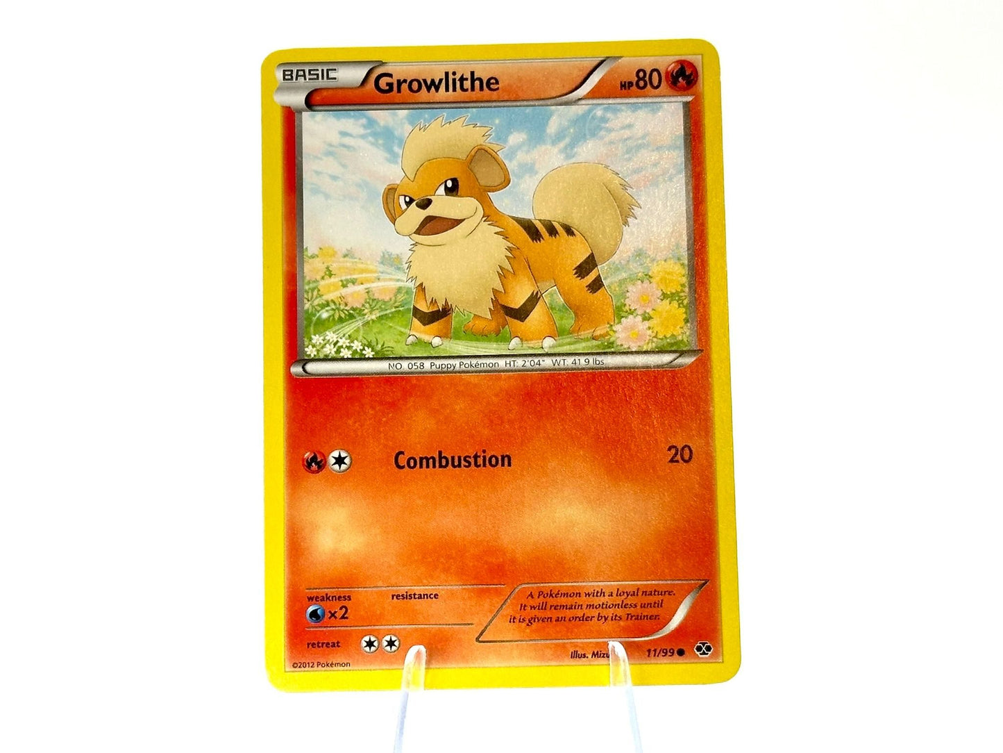 Growlithe - Black & White: Next Destinies [11/99] - 2012 MidEra