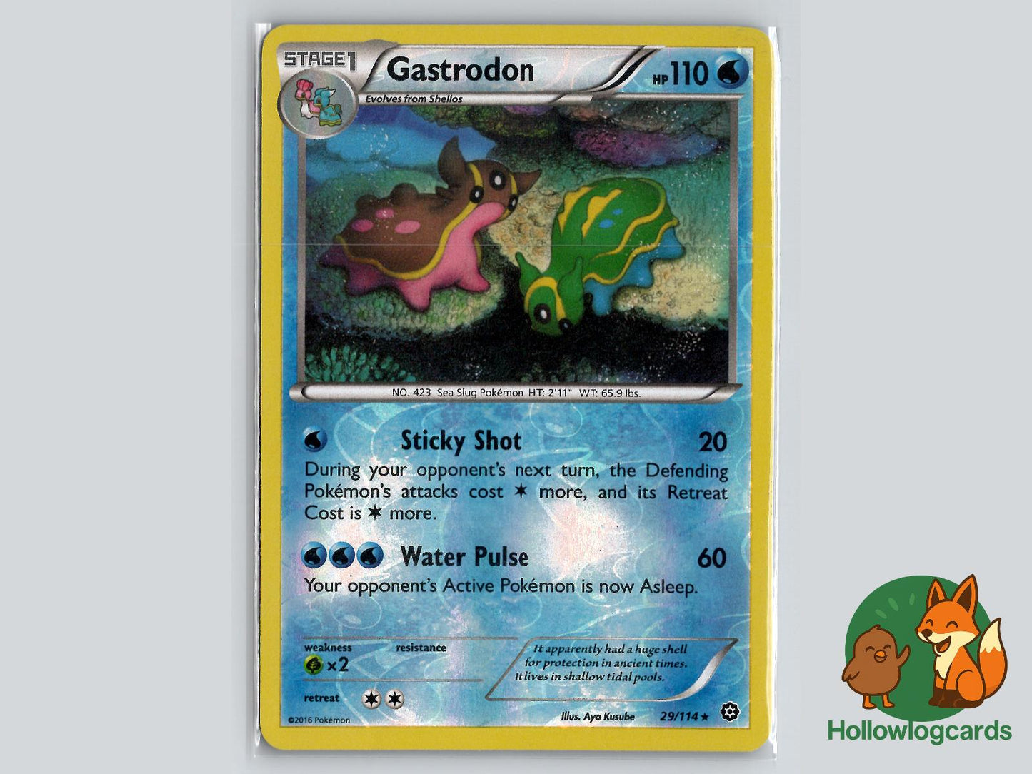 Gastrodon (29/114) - Steam Siege Pokémon Card