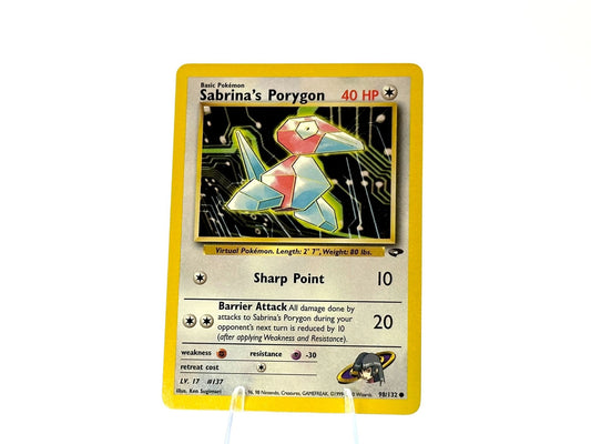 Sabrina’s Porygon - Gym Challenge / Heroes [98/132] - 2000 WOTC - Sugimori