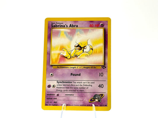 Sabrina’s Abra - Gym Challenge / Heroes [93/132] - 2000 WOTC - Sugimori