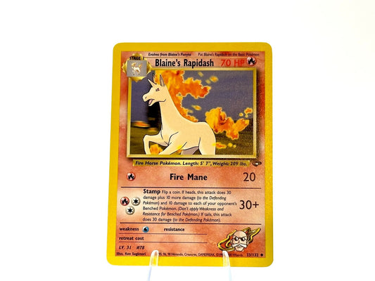 Blaine’s Rapidash - Gym Challenge / Heroes [33/132] - 2000 WOTC - Sugimori