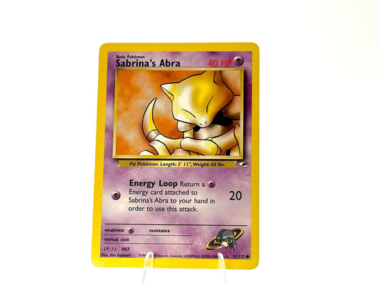 Sabrina’s Abra - Gym Challenge / Heroes [91/132] - 2000 WOTC - Sugimori