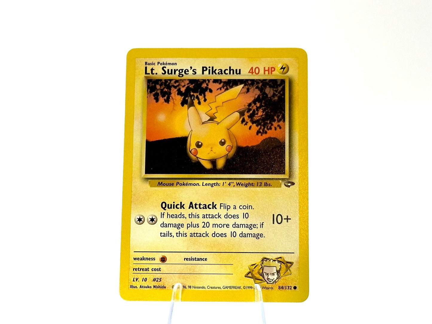 Lt. Surge’s Pikachu - Gym Challenge / Heroes [84/132] - 2000 WOTC - Nishida