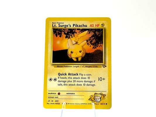 Lt. Surge’s Pikachu - Gym Challenge / Heroes [84/132] - 2000 WOTC - Nishida