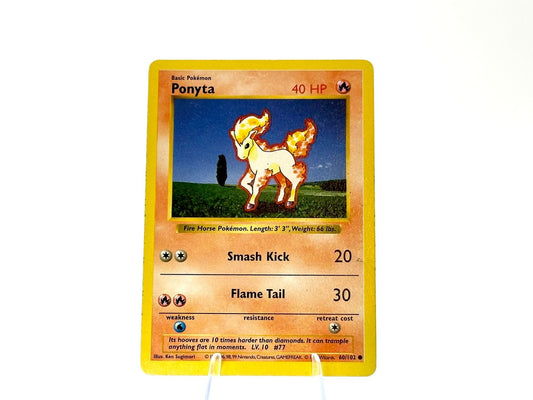 Ponyta - (Shadowless) Base Set [60/102] - 1999 WOTC - Sugimori