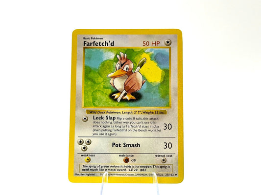 Farfetch’d - (Shadowless) Base Set [27/102] - 1999 WOTC - Sugimori