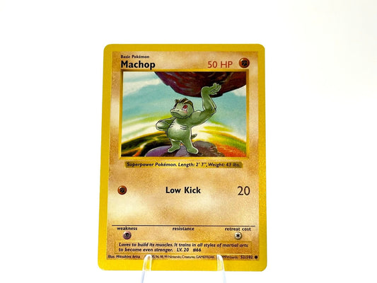 Machop - (Shadowless) Base Set [52/102] - 1999 WOTC - Arita