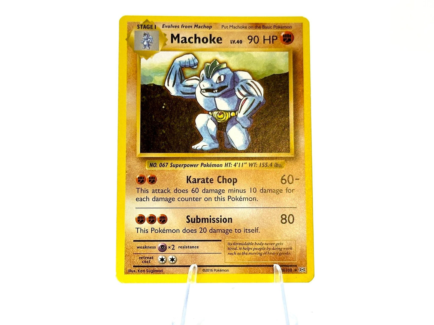 Machoke - Evolutions [34/108] - 2016 Modern - Base Reprint - Sugimori