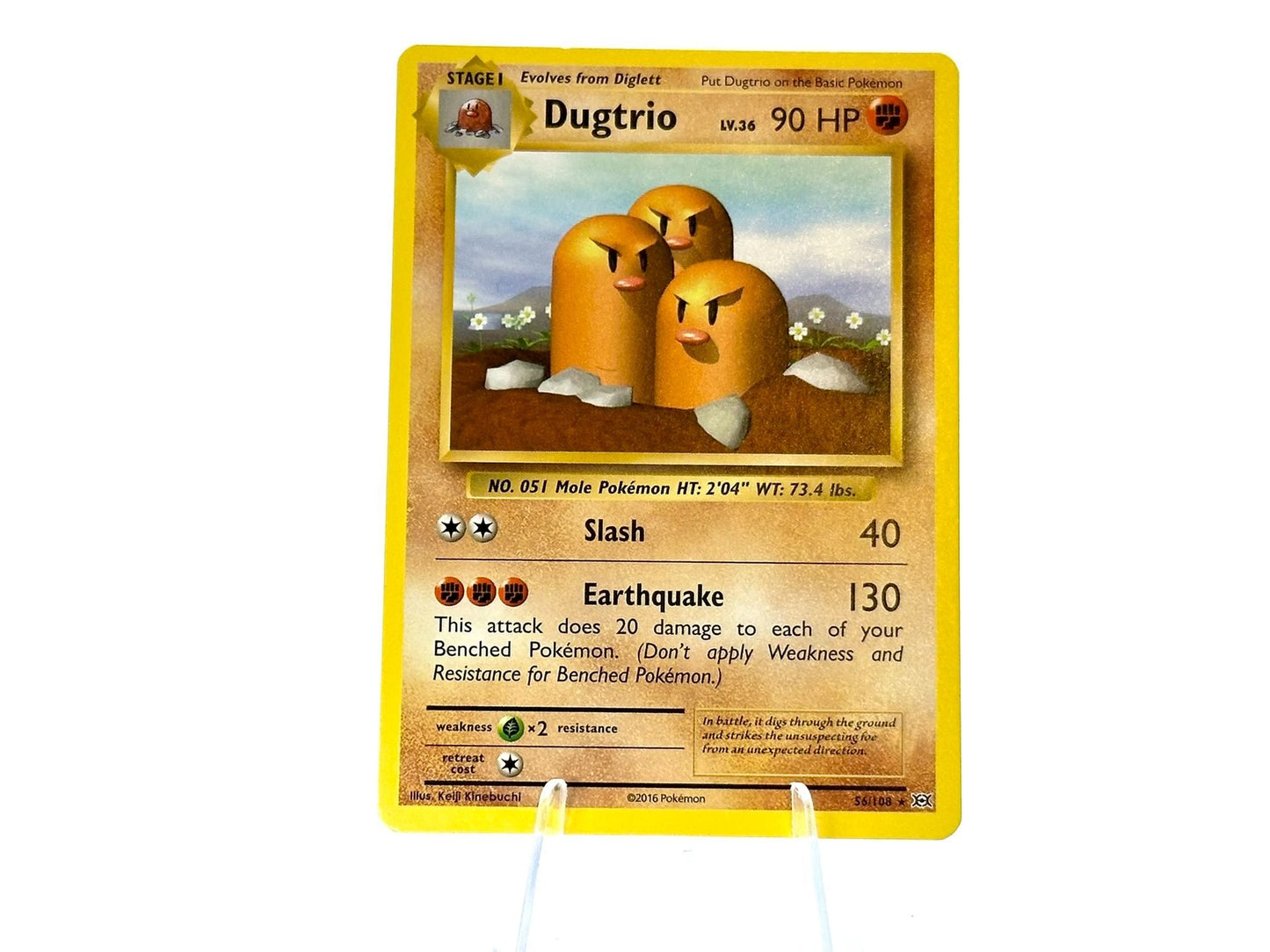 Dugtrio - Evolutions [56/108] - 2016 Modern - Base Reprint - Kinebuchi