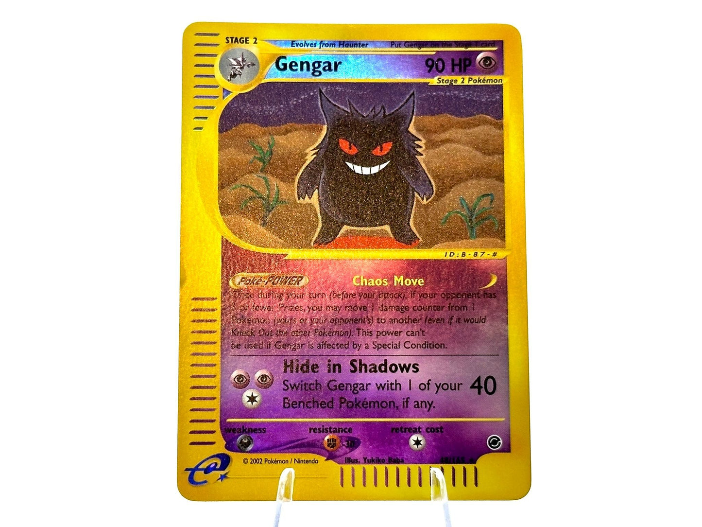 Gengar - Rev HOLO Expedition Base Set 87/165 - WOTC - e-Reader - Baba