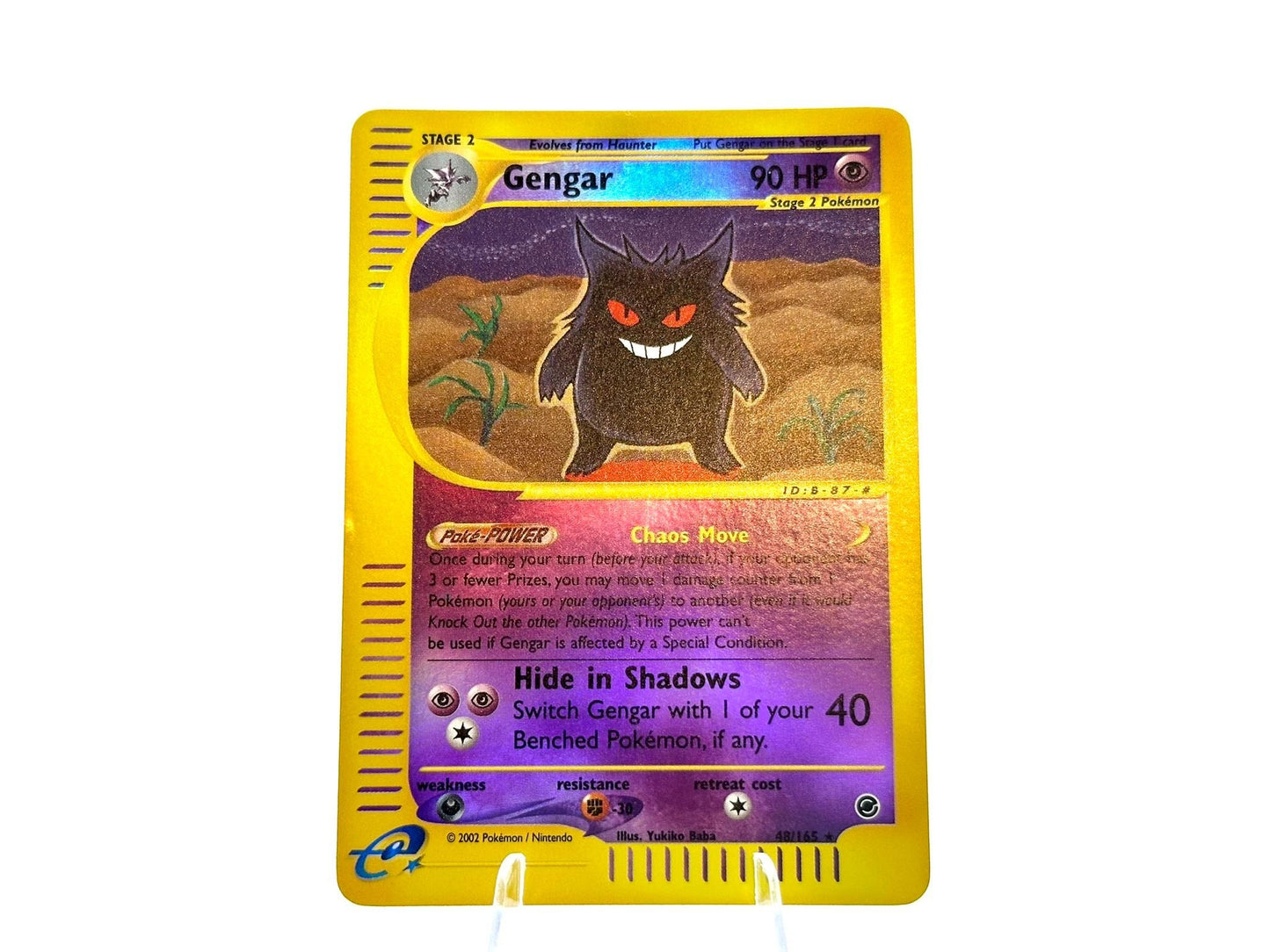 Gengar - Rev HOLO Expedition Base Set 87/165 - WOTC - e-Reader - Baba