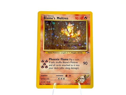 Blaine’s Moltres - Gym Challenge 1/132 - WOTC - Sugimori