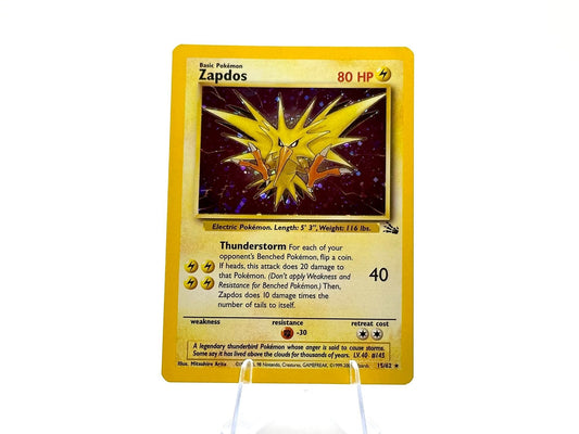 Zapdos - COSMOS HOLO Fossil 15/62 - WOTC - Arita