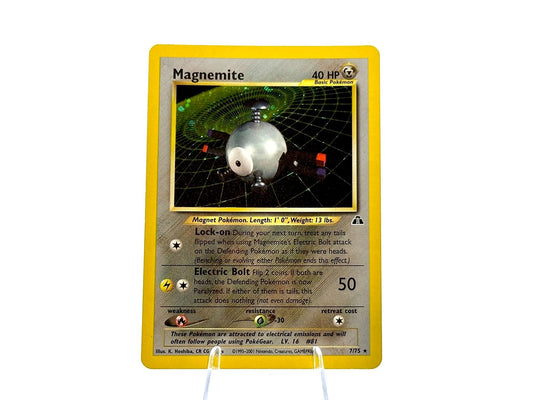 Magnemite - HOLO Neo Discovery 7/75 - WOTC - Hoshiba