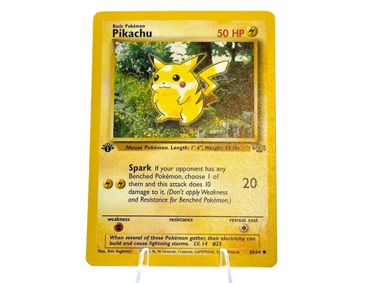 1st Edition - Pikachu - Jungle 60/64 - WOTC - Sugimori