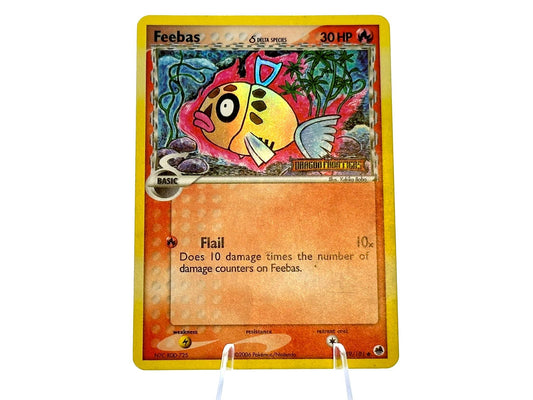 Feebas - HOLO STAMPED EX Dragon Frontiers 62/101 - MidEra - Delta Species - Baba