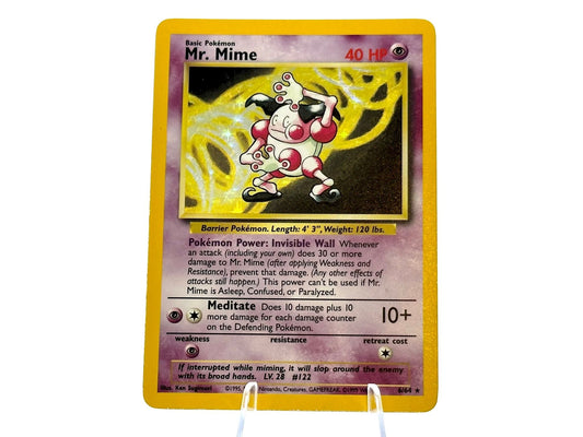 Mr. Mime - HOLO Jungle 6/64 - WOTC - Sugimori