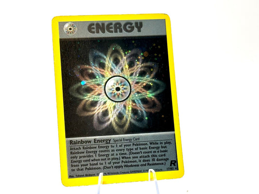 Rainbow Energy - HOLO Team Rocket 17/82 - WOTC - Akabane