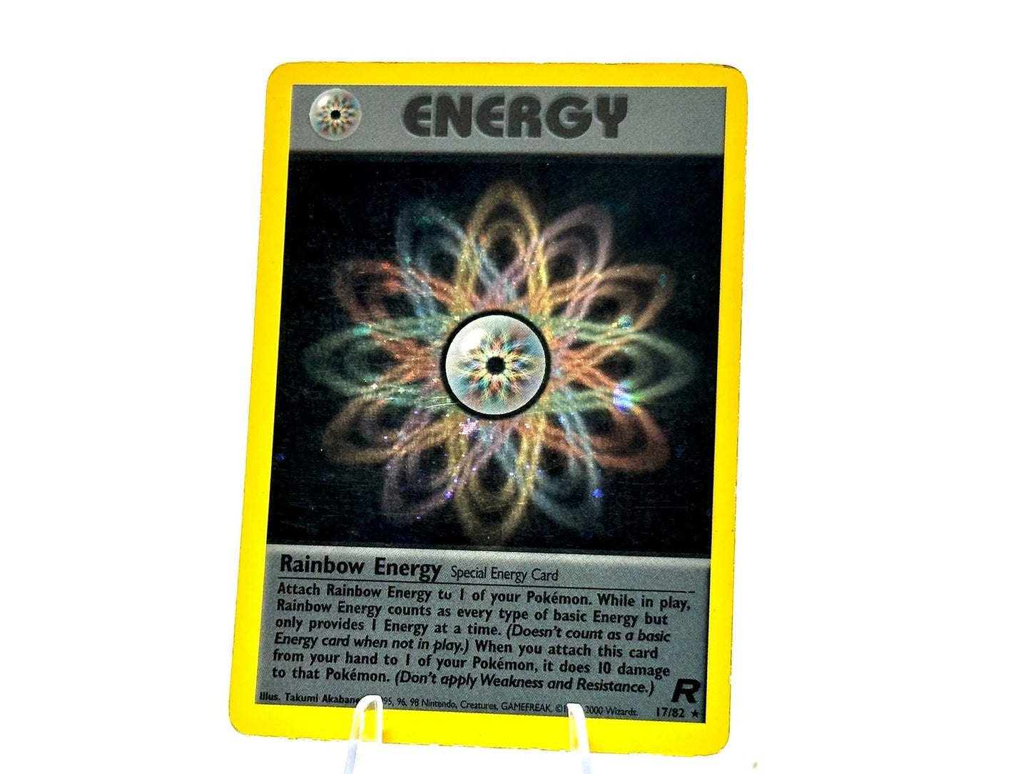 Rainbow Energy - HOLO Team Rocket 17/82 - WOTC - Akabane