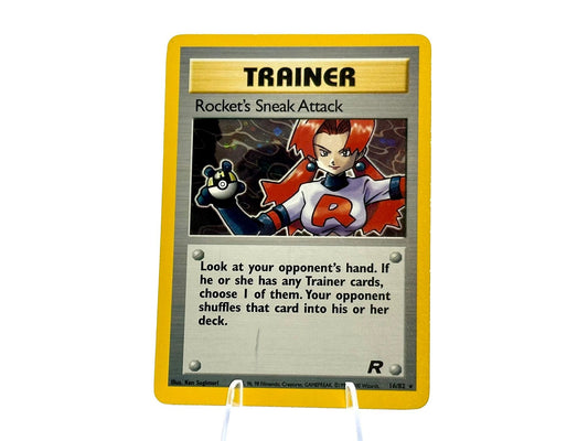 Rocket’s Sneak Attack - HOLO Team Rocket 16/82 - WOTC - Sugimori