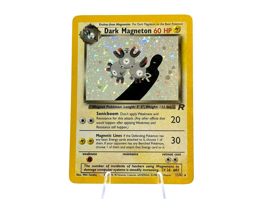 Dark Magneton - Team Rocket 11/82 - WOTC - Tanaka
