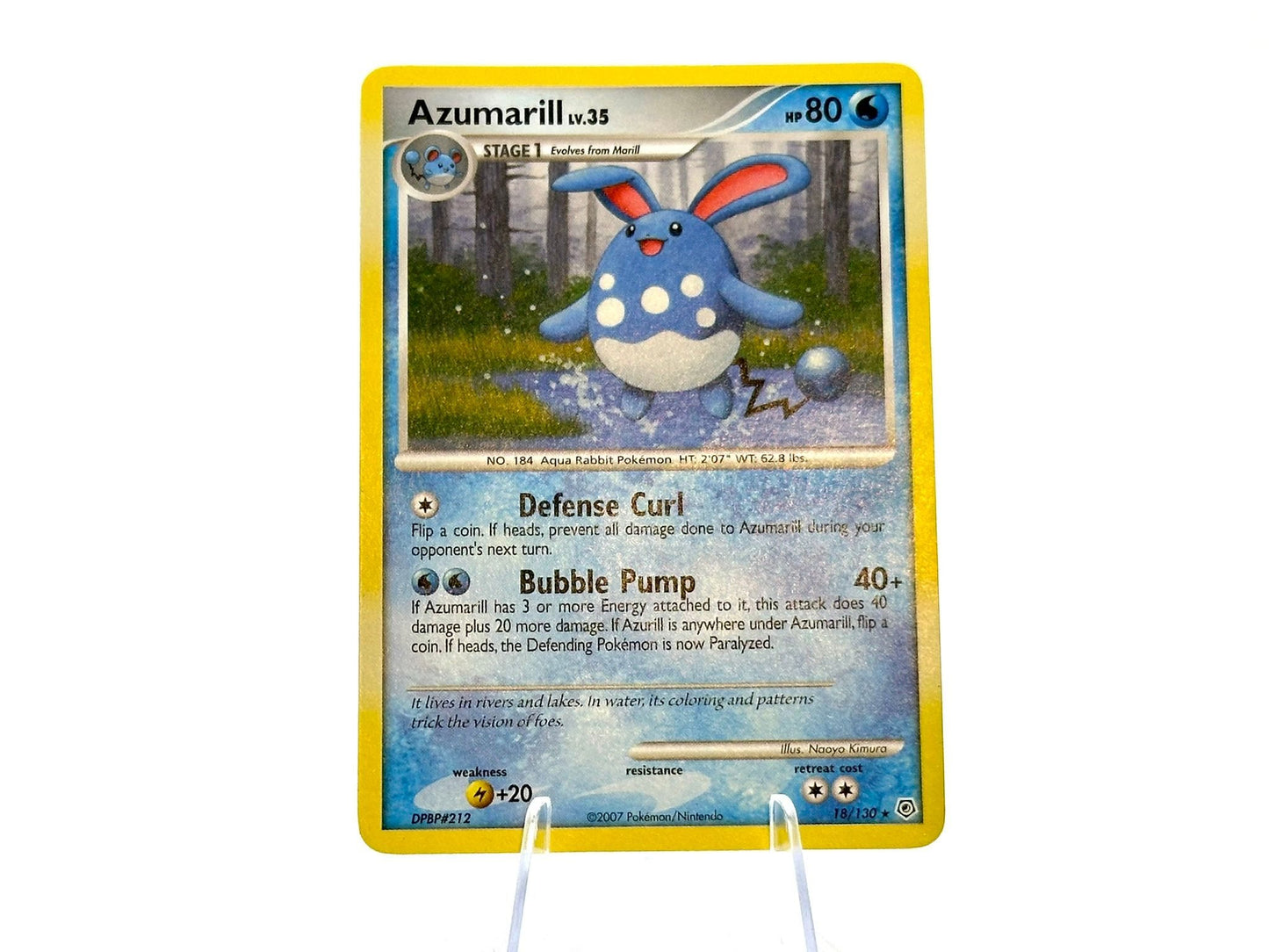 Azumarill - Mysterious Treasures 18/123 - MidEra - Kimura