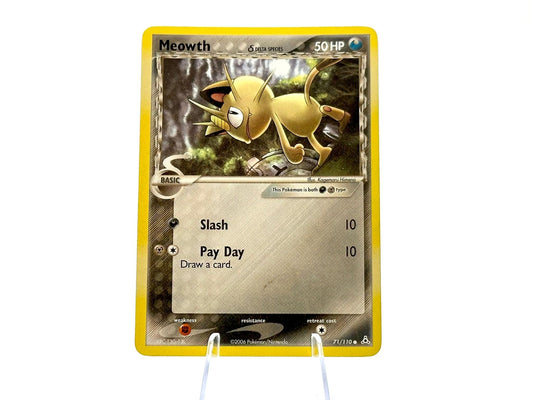 Meowth - Holon Phantoms 71/110 - MidEra - Delta Species - Himeno