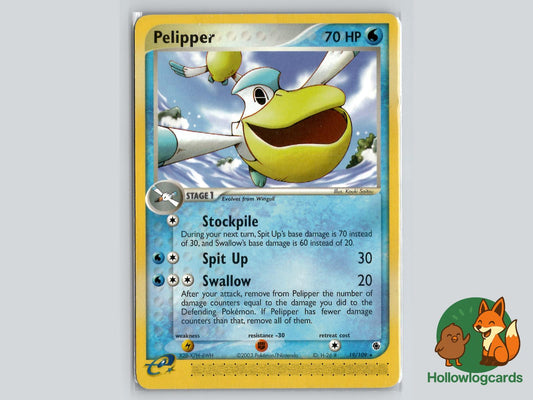 Pelipper (19/109) - Ruby & Sapphire Pokémon Card