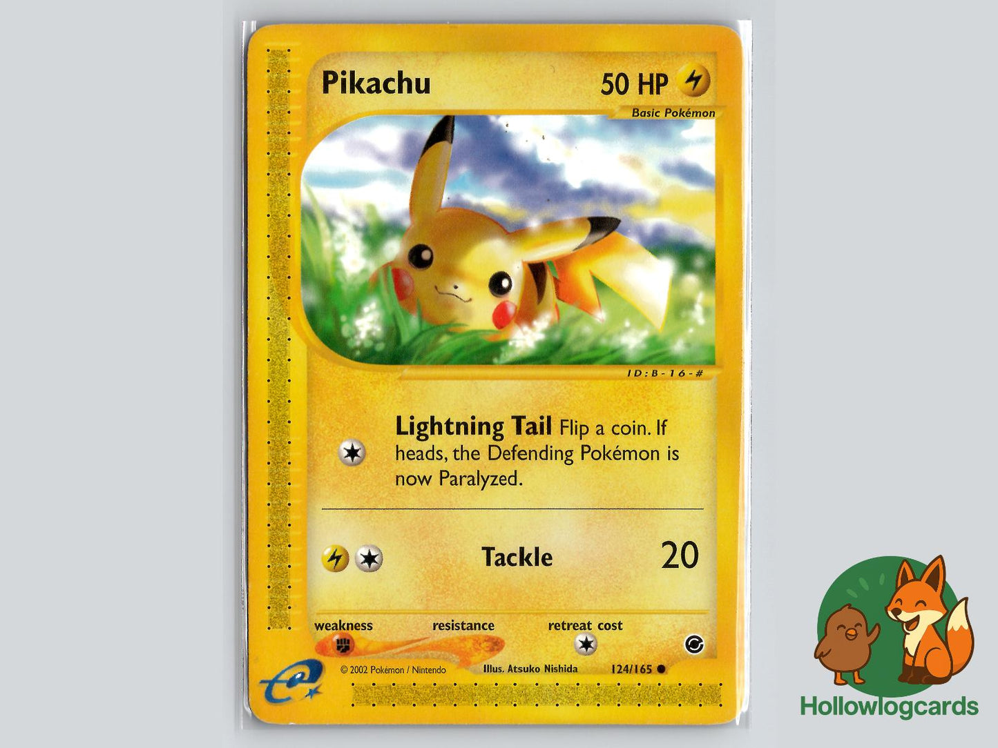 Pikachu (124/165) - Expedition Base Set Pokémon Card