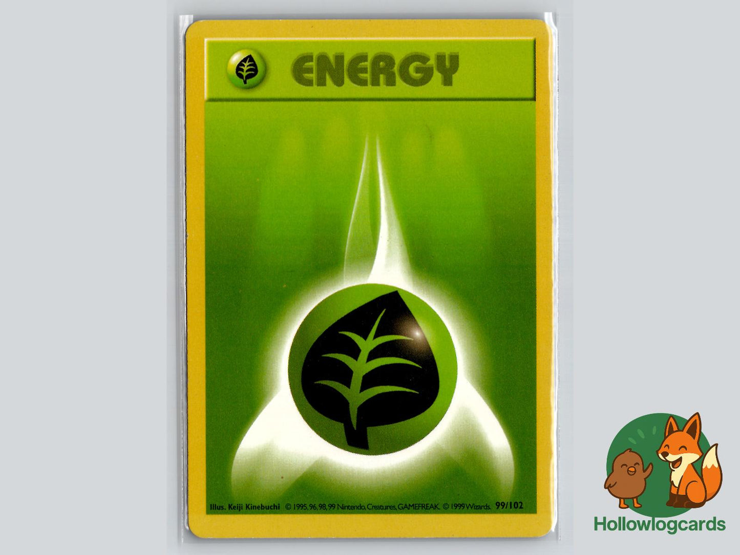 Grass Energy (99/102) - Base Pokémon Card