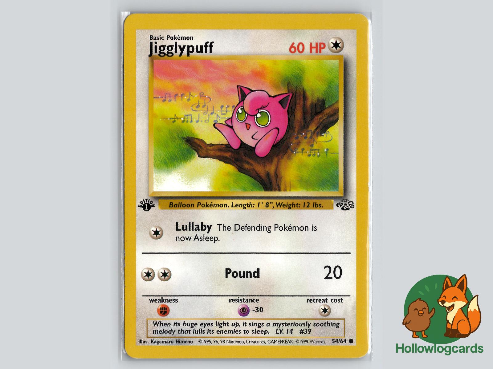 Jigglypuff (54/64) - Jungle Pokémon Card